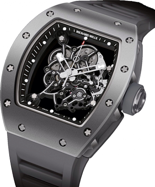 Richard Mille Replica Watch White RM 055 Bubba Watson